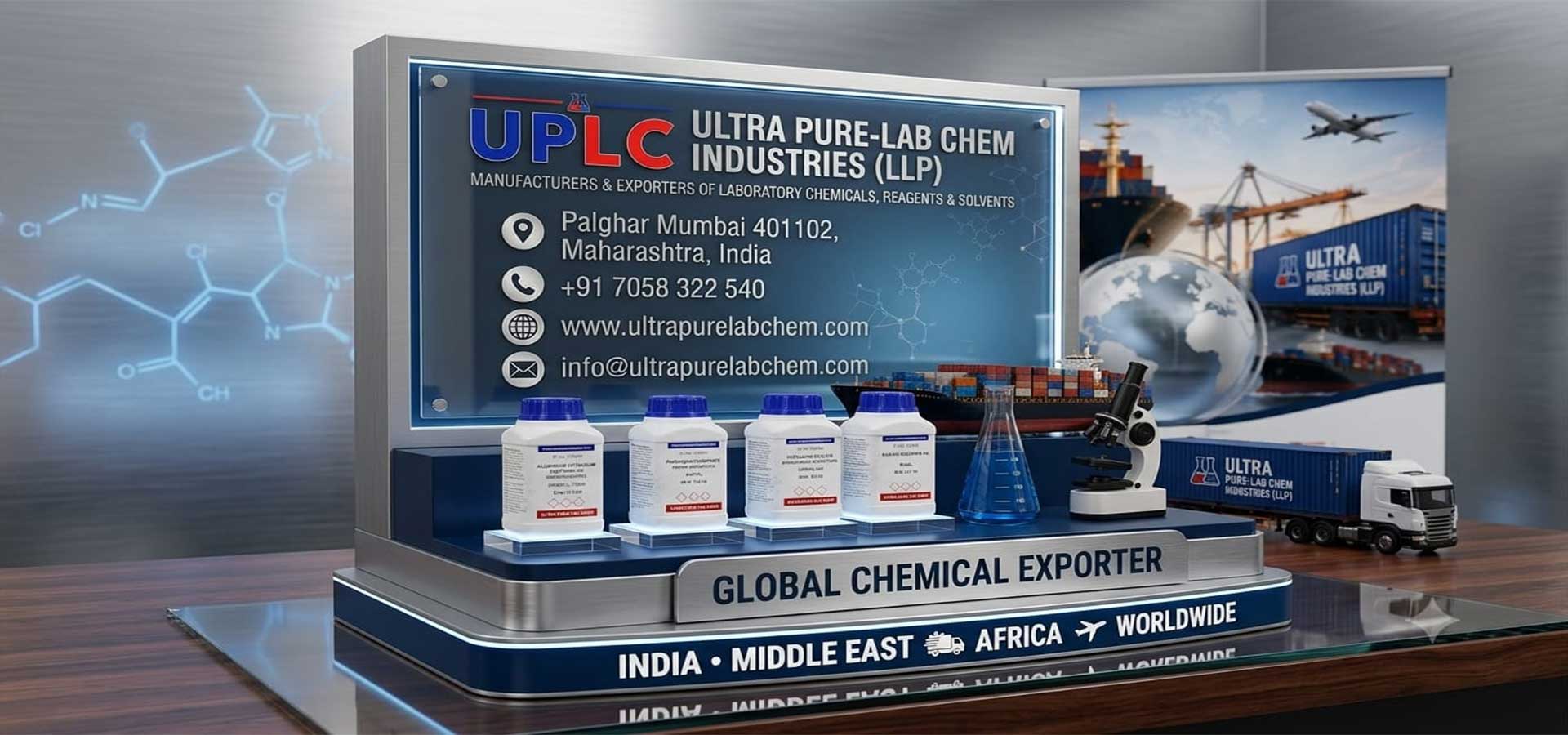 We are manufacturers and suppliers of laboratory chemicals from Mumbai, India.